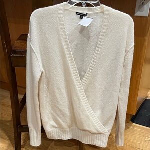 100% Cashmere James Perse Crossover Sweater size 1
